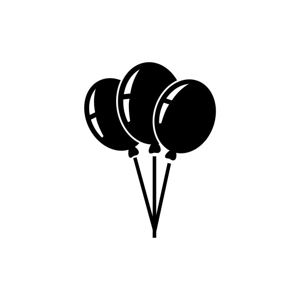 派对氦气球图标图片下载