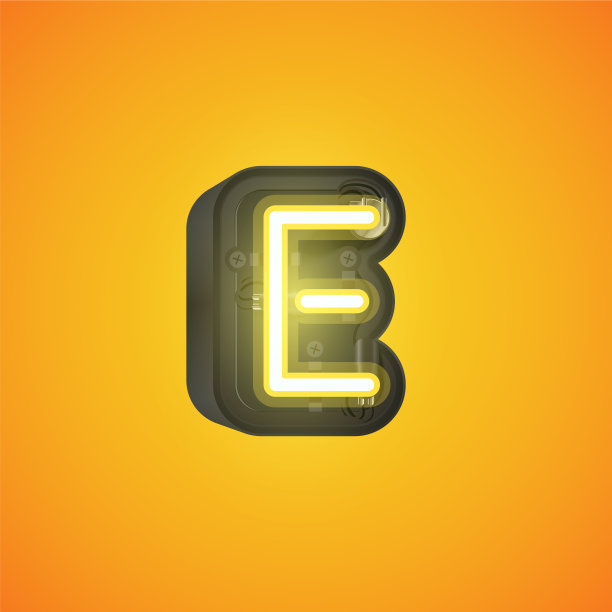 来自控制台的现实霓虹角色图片下载