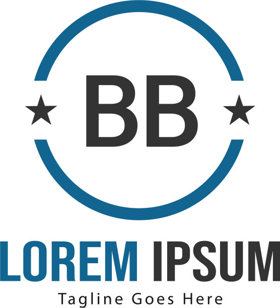 Bb字母标志设计创意现代Bb字母图片下载