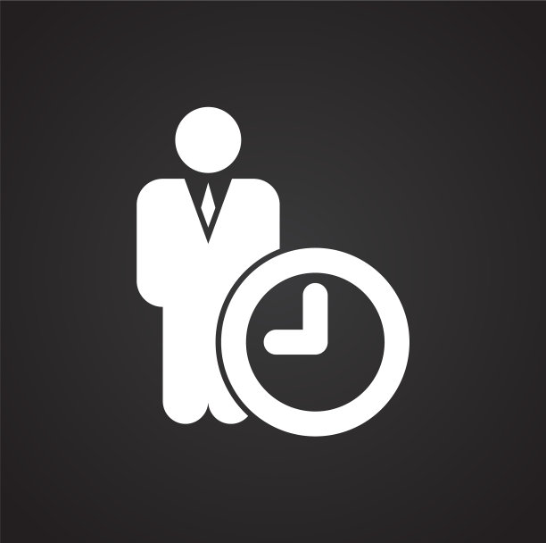 时间管理相关的图标在后台图片下载