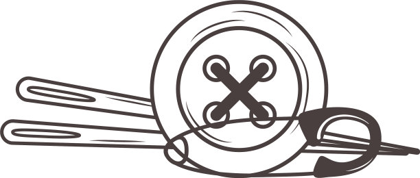 钮扣针和别针裁缝店设计图片下载