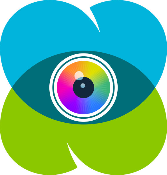 视觉图标重叠心形符号图片下载