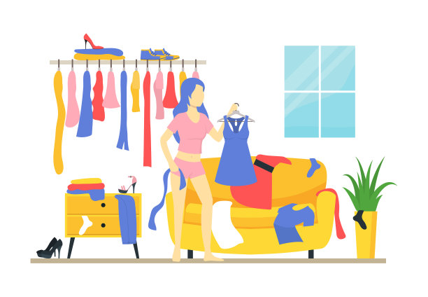 卡通人物女人什么都不穿概念图片下载