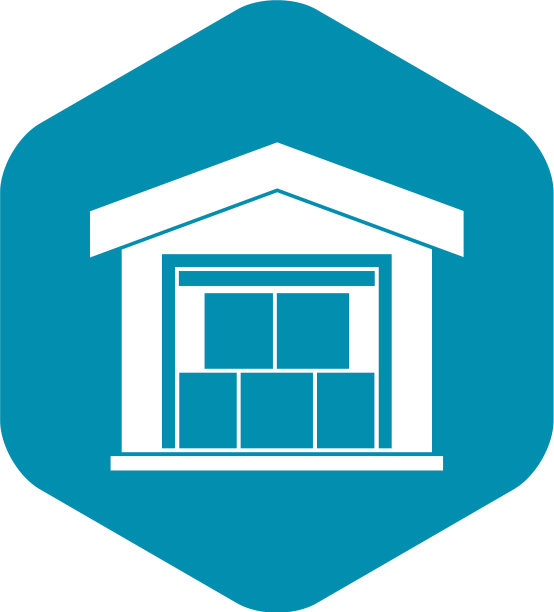 仓库建筑图标简约风格图片下载