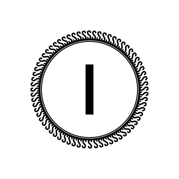 首字母logo I模板设计图片下载