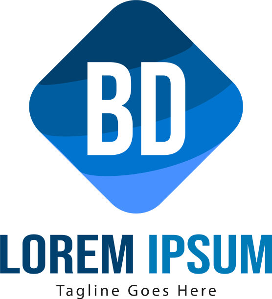 Bd字母标志设计创意现代Bd字母图片下载
