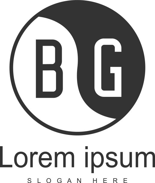 Bg字母标志设计创意现代Bg字母图片下载