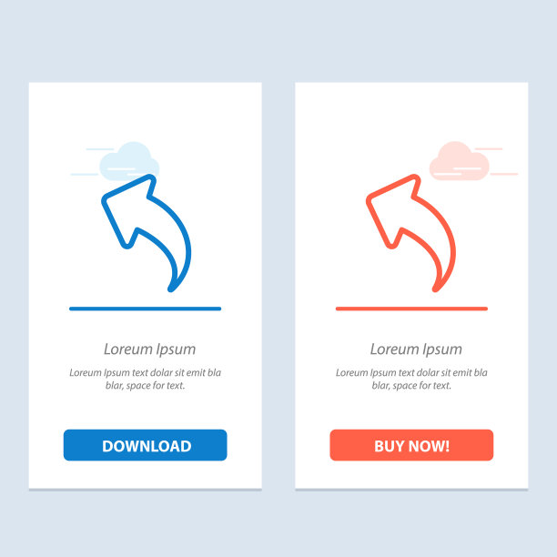 箭头左上箭头蓝色和红色下载和图片下载