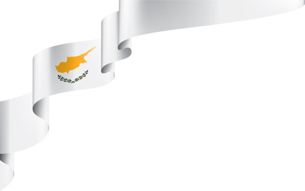 塞浦路斯国旗上有白色图片下载