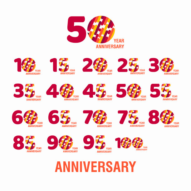 周年纪念套紫色模板设计图片下载