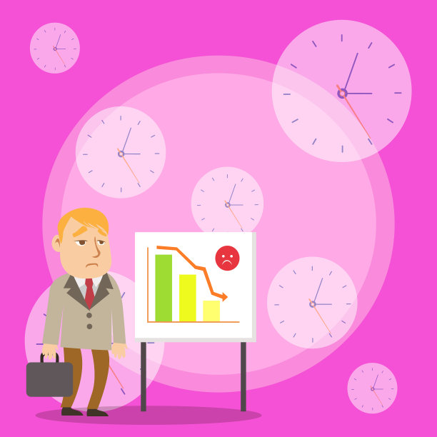 因公文包而心烦意乱的商人或雇员图片下载