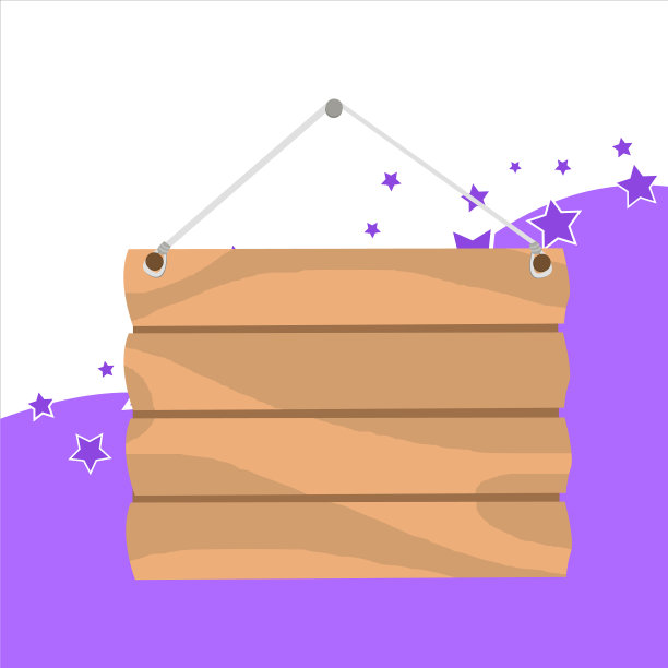 手工绘制挂钩空白标牌图片下载