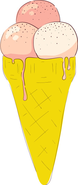 冰淇淋孤立夏季甜点冰淇淋图片下载