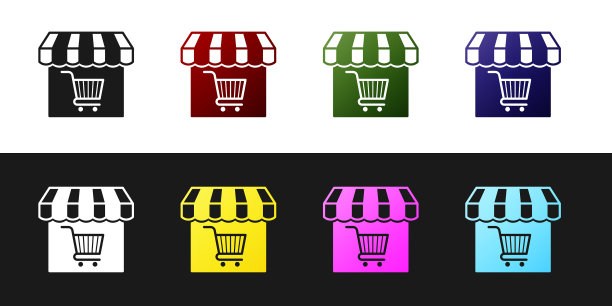 设购物大楼或商场与图片下载