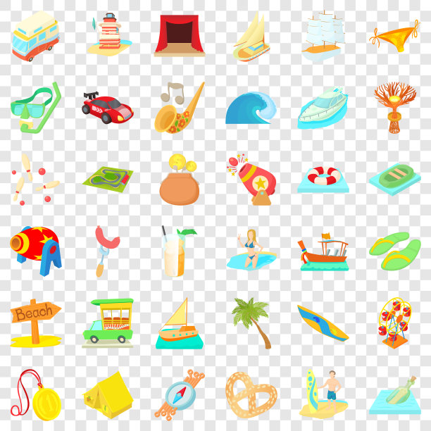 时间冒险图标设置卡通风格图片下载