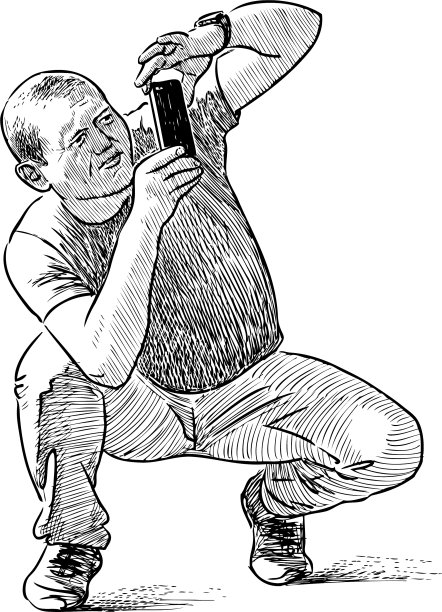 人们用手机拍照图片下载