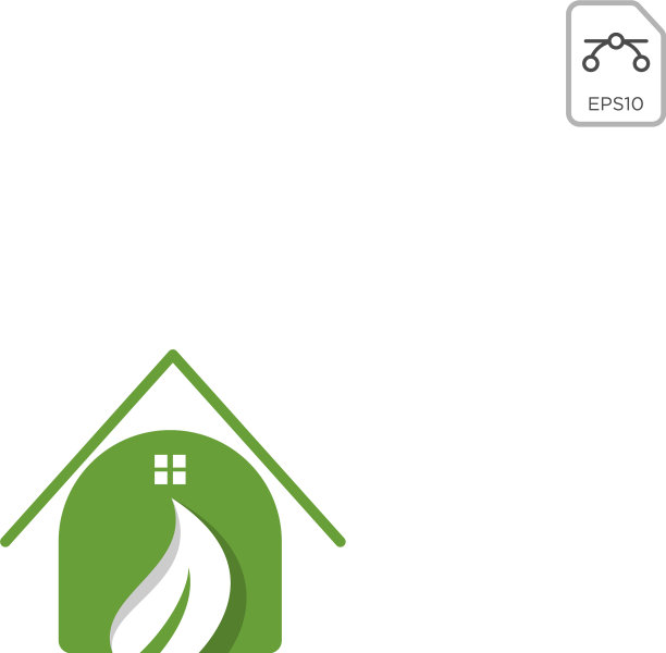 家居自然标志设计灵感图标元素图片下载