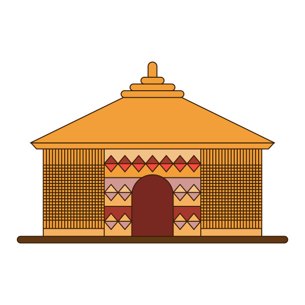 非洲民族的家园和住所图片下载