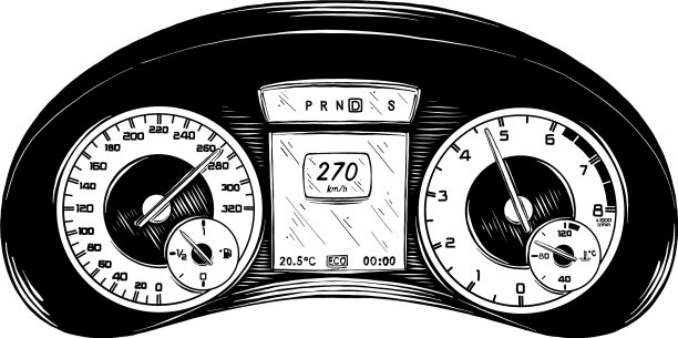 用于海报装饰和印刷的雕刻风格图片下载