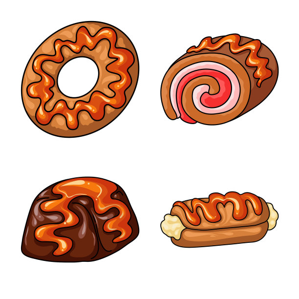 甜点和甜标图片下载