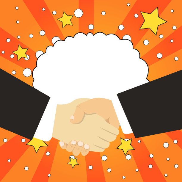 多种族男性之间的特写握手图片下载