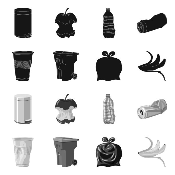 设计转储和排序图标的收集图片下载