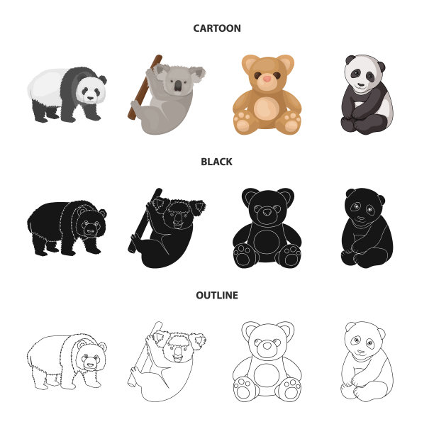 设计睡眠和棕色的标志集图片下载