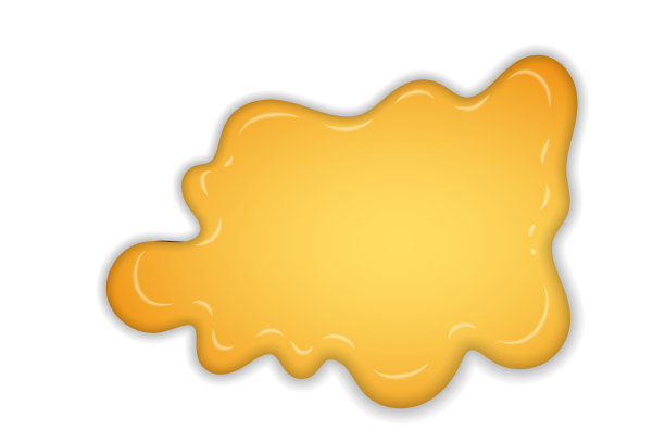 蜂蜜飞溅黄色滴液孤立白色图片下载