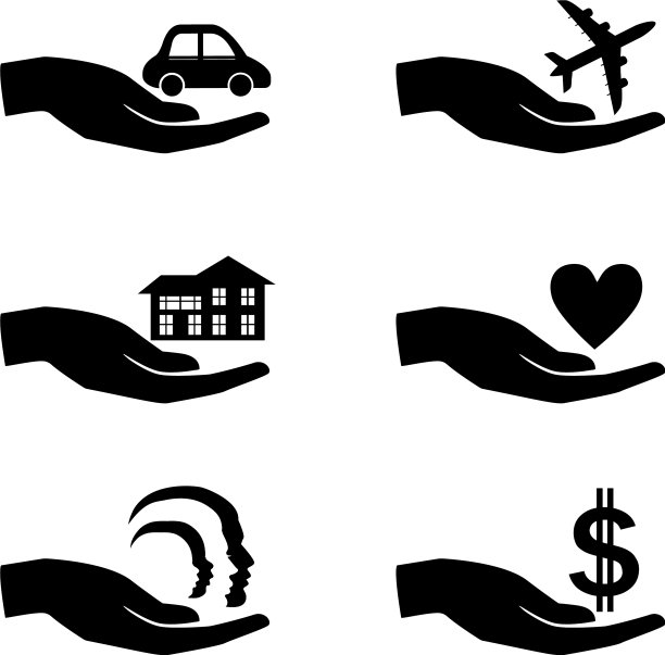 保险手图标集图片下载