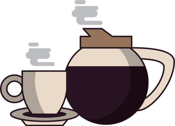 咖啡咖啡概念卡通图片下载