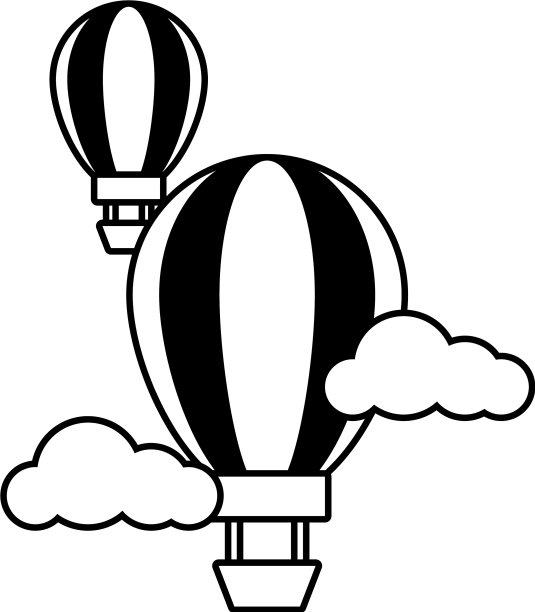 热气球的天空图片下载