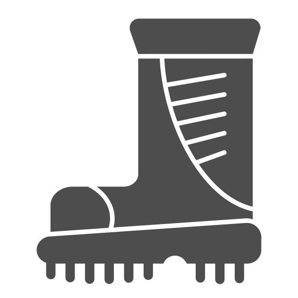 靴子固体图标工作靴子图片下载