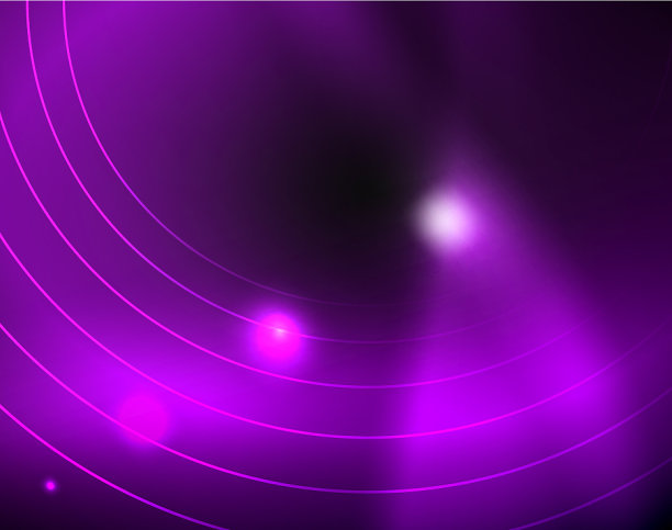 暗色空间与霓虹灯辉光抽象图片下载