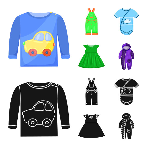 孤立对象时尚和服装标志图片下载