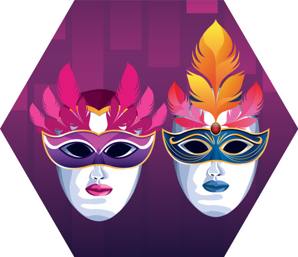 与羽毛面具图片下载