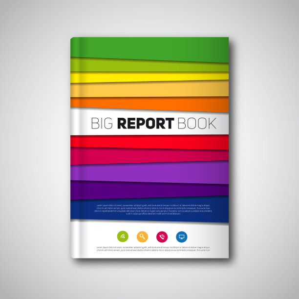 宣传册版面设计形象图片下载