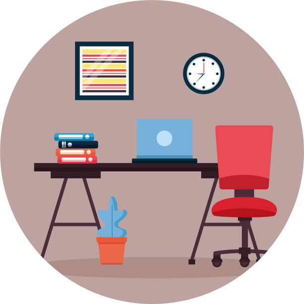 工作场所办公家具图片下载