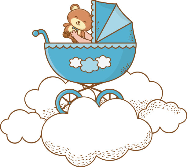 bashower卡通卡片图片下载