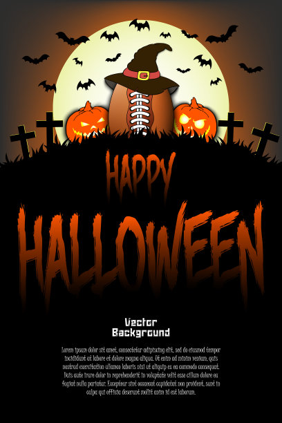 戴着女巫帽的足球，万圣节快乐图片下载