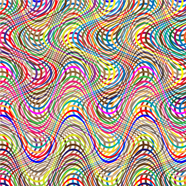 彩色涂鸦交叉hatch几何线图片下载