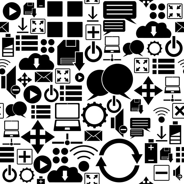 网页无缝模式背景图标图片下载