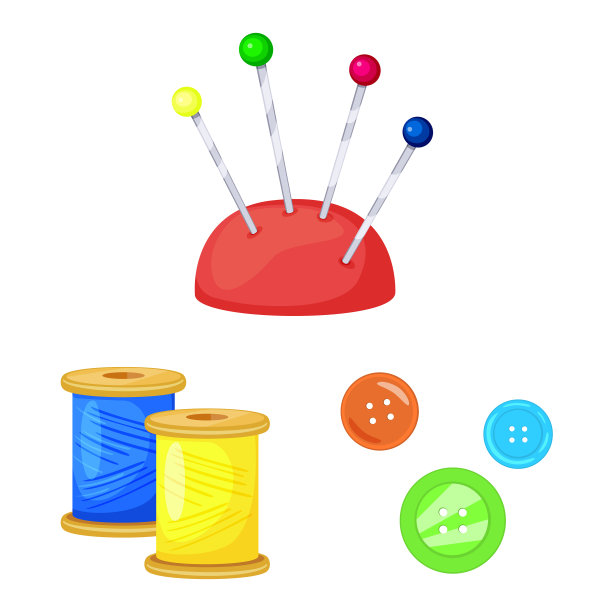 工作室和缝纫符号图片下载