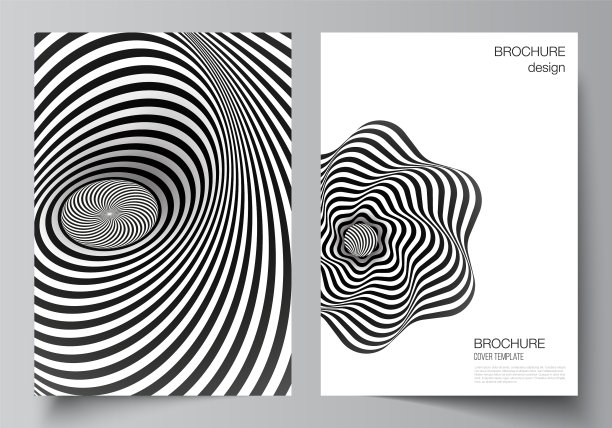 布局a4格式现代封面模型图片下载