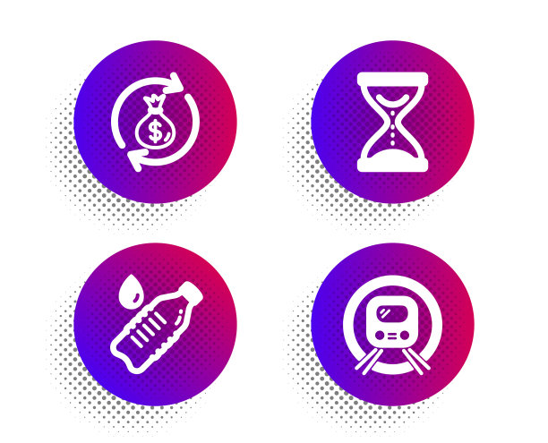 金钱兑换时间沙漏和水瓶图片下载