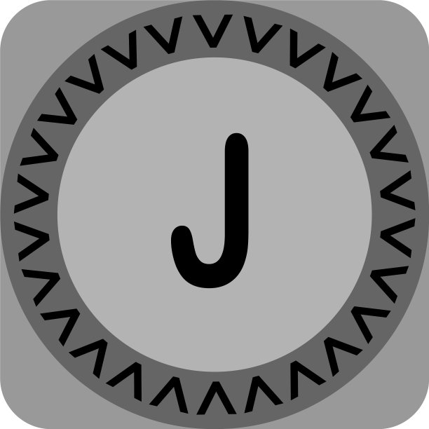 J字母logo模板设计图片下载