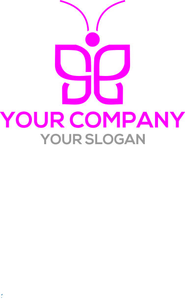 Se butterfly标志设计图片下载