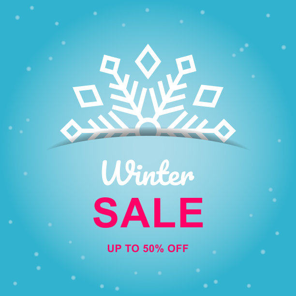 冬季特价旗帜特别孤立图片下载