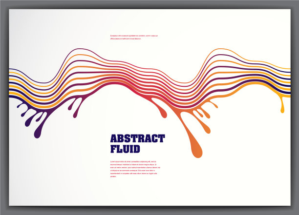 抽象流体背景与彩色液体图片下载