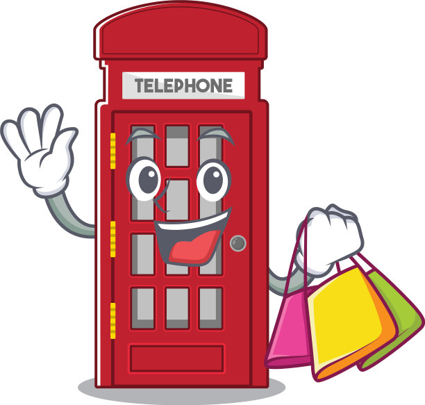 路边的购物电话亭图片下载