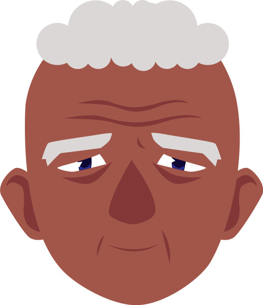 爷爷头卡通设计图片下载